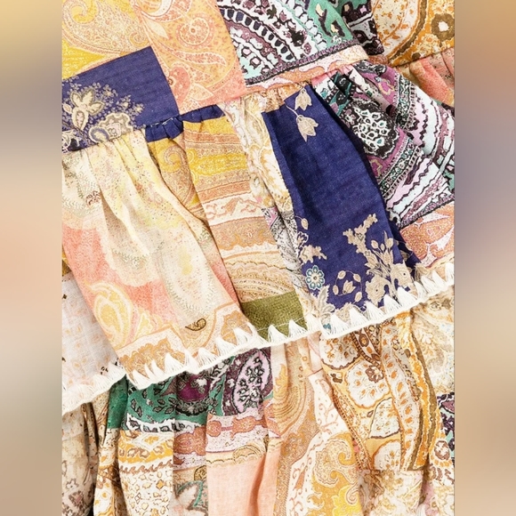 ZIMMERMANN Anneke patchwork paisley mini dress - Picture 6 of 12